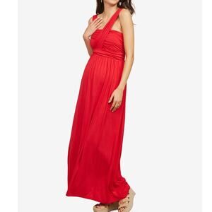 NWT Motherhood Maternity Halter Maxi Dress - Size Medium